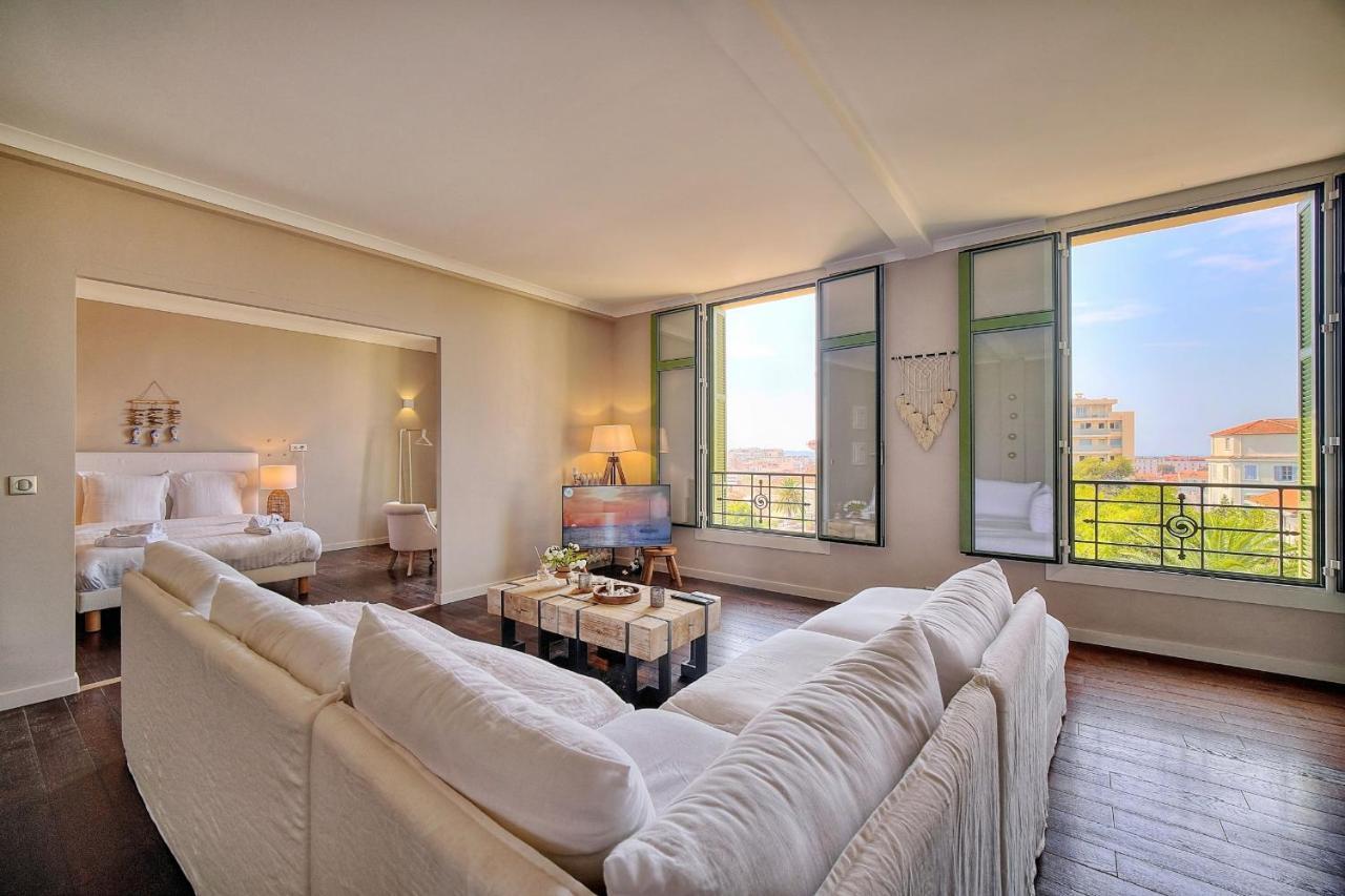 Immogroom - Large Apartment - Parking - Air Conditioning - Sea View - Wifi Cannes Eksteriør bilde